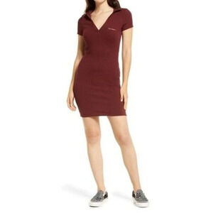 iets Fran’s‎ Women's Ribbed Polo Mini Dress Urban Outfitters Size M NWT